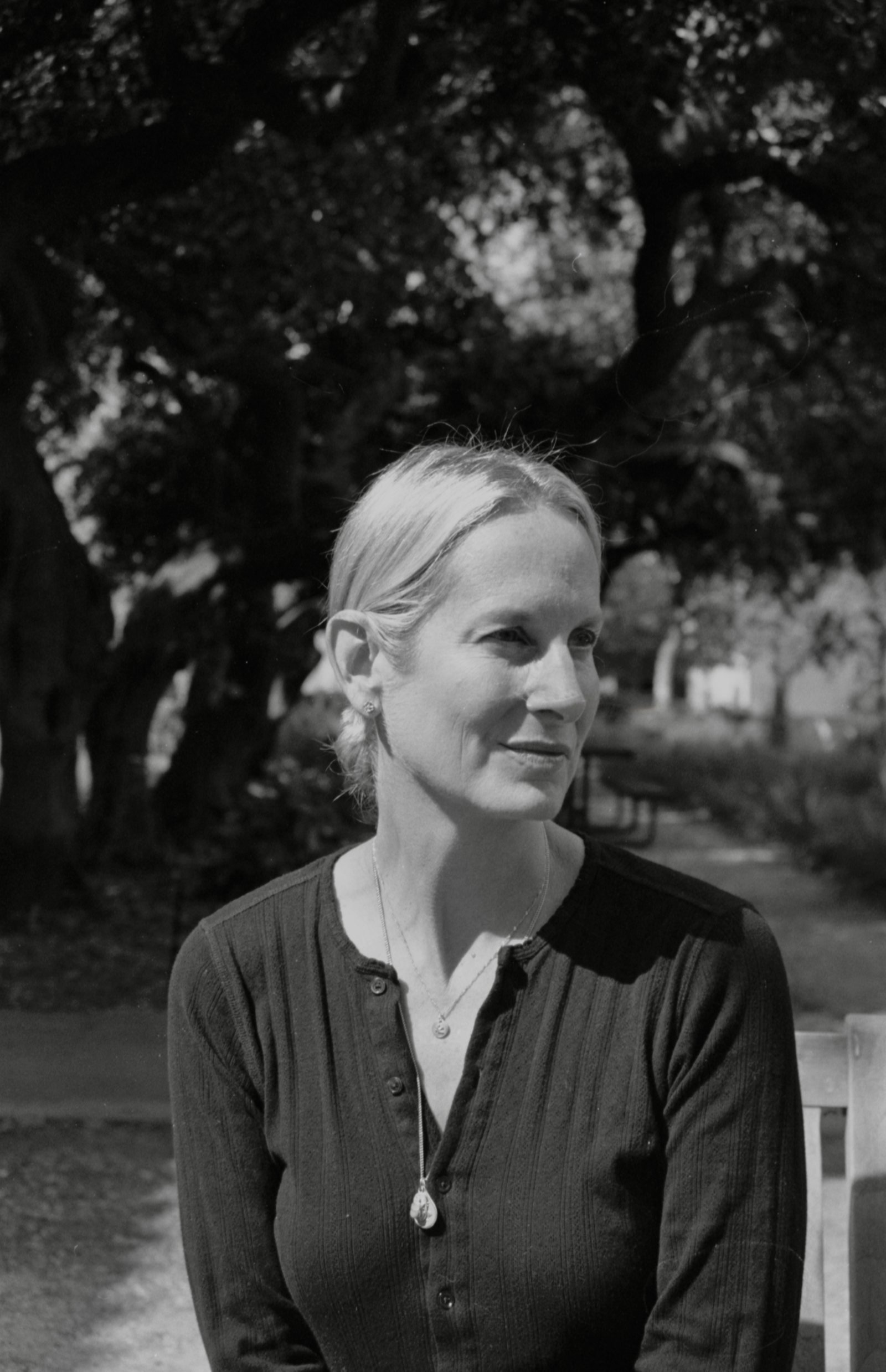 Oak Grove, black and white photograph by Corinna Frankel